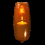 VotiveGlass3 with candle