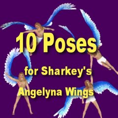 10 poses for Sharkey's Angelyna Wings
